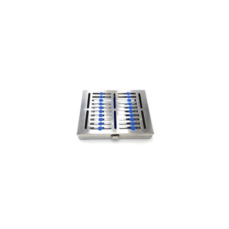 Caja p/esterilizar med div silicon 10 in