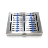 Caja p/esterilizar med div silicon 10 in