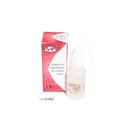 Cemento ionomero de vidrio tipo i liquido 15 ml