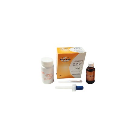 Cemento zoe tipo i con endurecedor 65 gr 30 ml kit