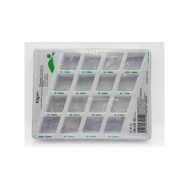Coronas transparentes infantiles anteriores 54 pzas