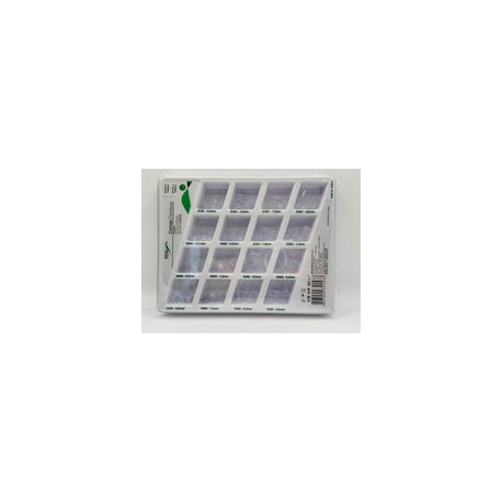 Coronas transparentes infantiles surtidas 64 pzas