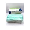Cubre bocas verde procedural caja c/50 pzas