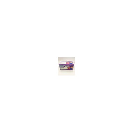 Cubrebocas de 3 pliegos infantil c/elástico violeta caja c/50 pzas
