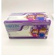 Cubrebocas de 3 pliegos infantil c/elástico violeta caja c/50 pzas