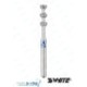 Diamante marca profundidad 3 ruedas 21, ss white, fresa