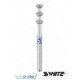 Diamante marca profundidad 3 ruedas 21, ss white, fresa