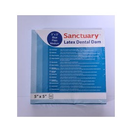 Dique de hule 5*5 azul mediano reysa