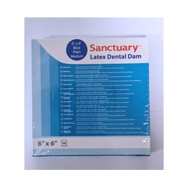 Dique de hule 6*6 azul mediano reysa