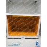 Dispensador de acrilico p/eyector colores: azul, amarillo, transparente, humo, naranja