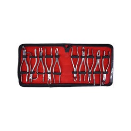 Estuche de forceps t/americano 10 pzas