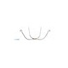 Extraoral stainless steel face bow