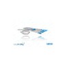 Eyector de saliva transparente de 15 cms