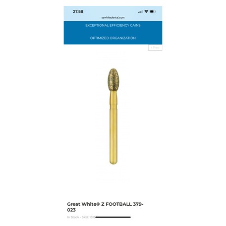 Fresa zirconia diamond 379-023  SSWhite