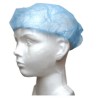 Gorro elastico espiral azul