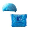 Gorro plisado 100% polipropileno desechable no esteril color azul c/100