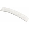 Gorro plisado azul o blanco
