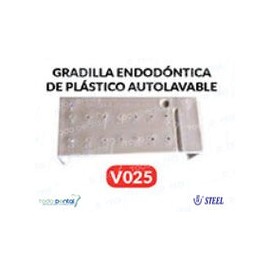 Gradilla endodontica de plast. Autoclav.
