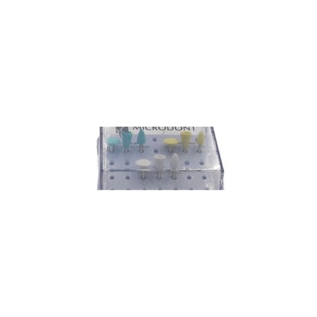 Kit pulido de resina c/9 microdont