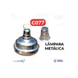 Lampara de alcohol de metal