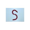 Ligas en s color maroon c/1 pza
