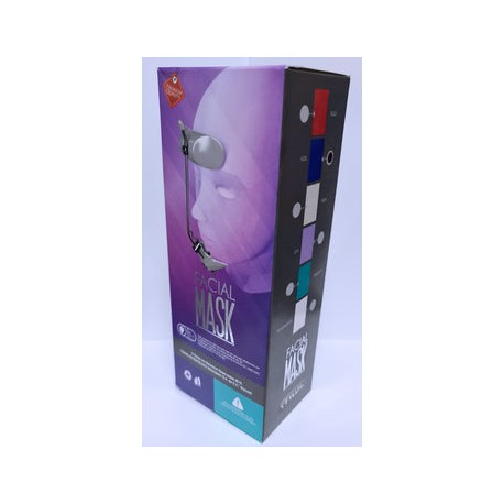 Mascara facial ajustable stylus mini azul