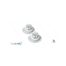 Boton lingual plano con malla 1 pieza