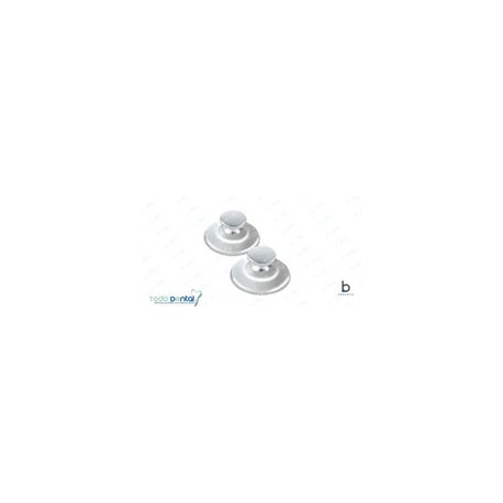 Boton lingual plano con malla 1 pieza
